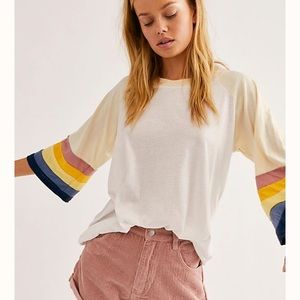 FREE PEOPLE YELLOWSTONE TEE (small)